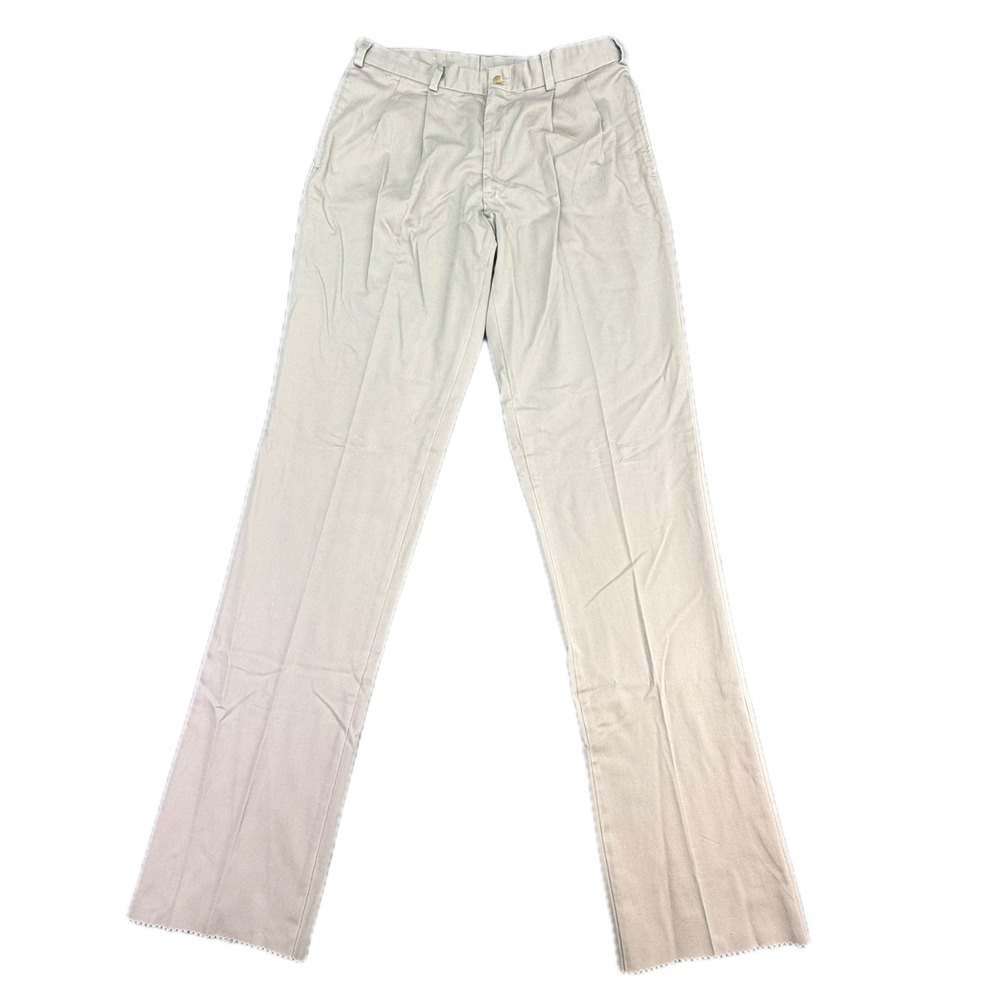 Bills Khakis M2P Pants Mens 36 Khaki Blue Label Double Pleated Made in USA NEW